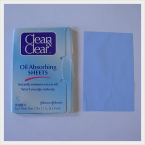 Picture of oil blotting sheets.