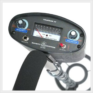Picture of portable metal detector.