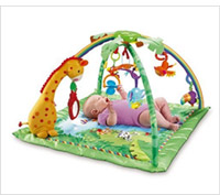 Product review of baby play gym.