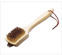 Product review of brass grill brush.