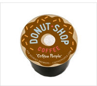 Product display of coffee people k cups review.