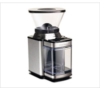 Product review of a conical burr coffee grinder.
