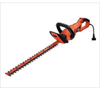 Small product picture of an electric hedge trimmer review.
