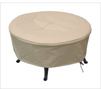 Product review of fire pit cover.