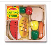 Product review of melissa and doug cutting food box.