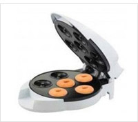 Product review of a mini donut maker.