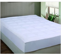 Small product picture of a pillow top mattress pad.