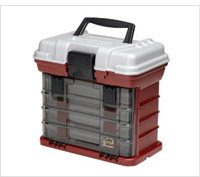 Product review of plastic tackle boxes.