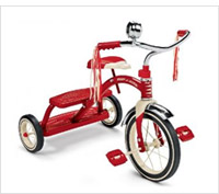 Product review of radio flyer tricycle.