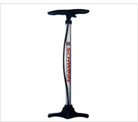 Product display of Schwinn Air Driver 1000 Floor pump review.