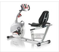 Product review of a schwinn recumbent exercise bike.