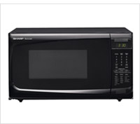 Product review of sharp microwave ovens.