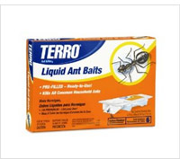 Product display of terro liquid ant bait