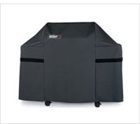 Product display of weber genesis grill cover