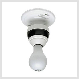 Picture of motion sensing light socket.